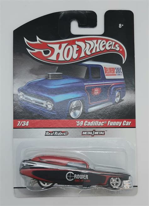 Hot Wheels Delivery 59 Cadillac Funny Car Francisco Garage