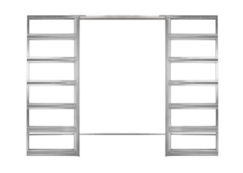 ECLISSE Classic Glass Double (Bi-Parting) Pocket Door Frame Kit