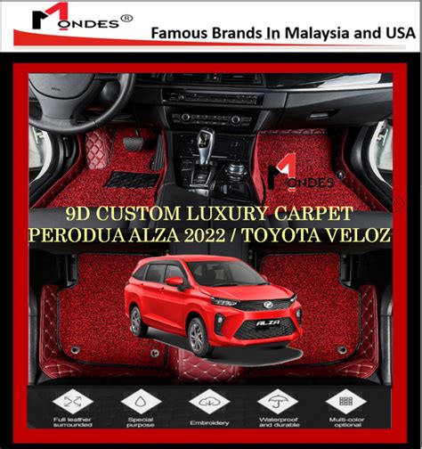 MADE IN MALAYSIA PERODUA ALZA 2022 D27A TOYOTA VELOZ LEATHER LUXURY