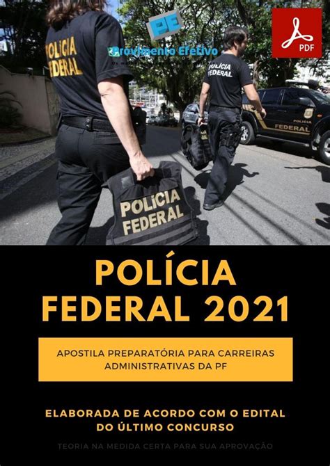 Provimento Efetivo Concursos Apostila Policia Federal PF Agente