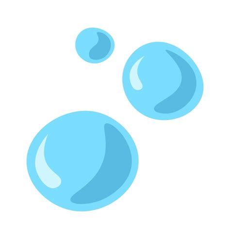 Icono de gotas de agua ilustración vectorial Vector Premium