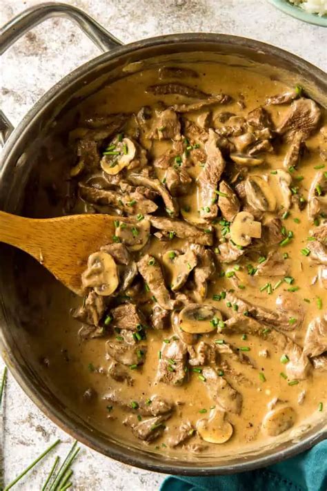 Easy Mary Berry Beef Stroganoff Recipe British Recipes Book