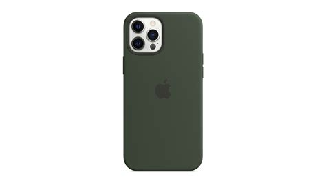 Apple Silicone Case With Magsafe For Iphone 12 Pro Max Cypress Green