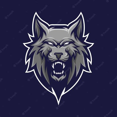 Premium Vector | Wolf Mascot Gaming Esport Logo Template