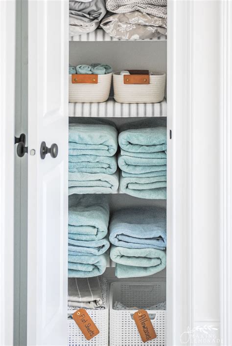 How To Organize Your Linen Closet Beautifully Making Lemonade