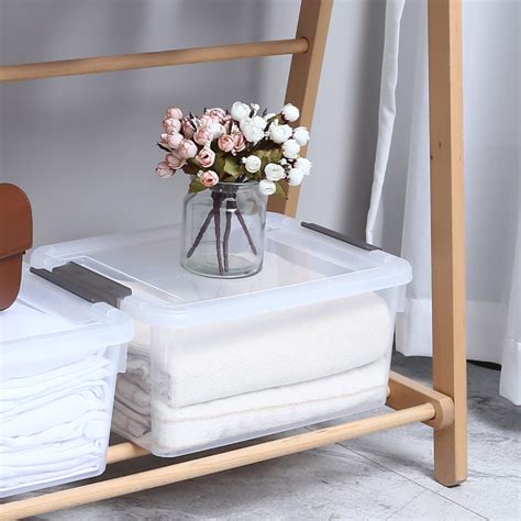 Snapklik.com : Citylife 6 Packs 17 QT Plastic Storage Bins