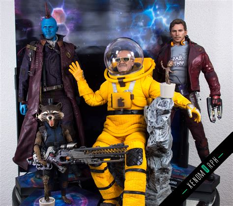 Hot Toys Stan Lee Toy Fair Exclusive Guardians Of The Galaxy Mms Photo And