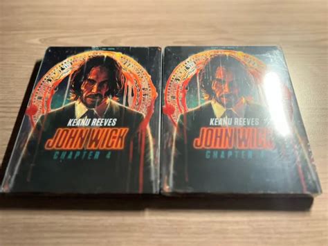 John Wick Chapter Steelbook Walmart Exclusive Blu Ray Dvd