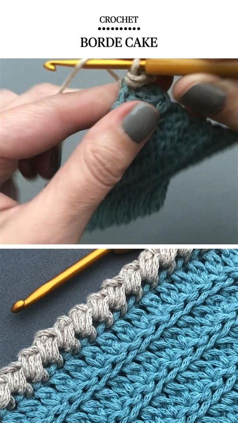 Cake Borde De Ganchillo Aprender Hilaria Fina Crochet Stitches