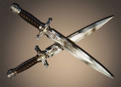 Commission Daggers Crossed Design By Modefact On Deviantart