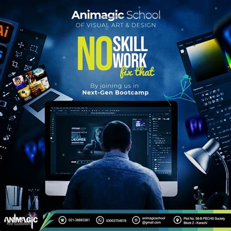 No Skill No Work Fix That Animagic School Of Visual Art And Design