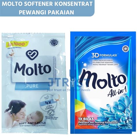 Jual Molto Pewangi Softener Konsentrat Pewangi Pakaian Kemasan Sachet