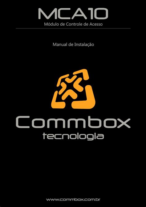 PDF Manual de Instalação commbox brcommbox br wp content