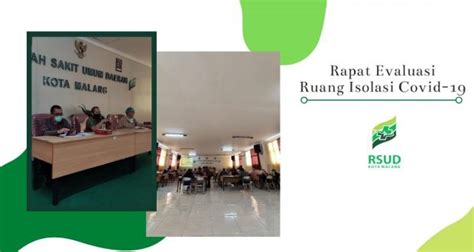 Rapat Evaluasi Ruang Isolasi Covid 19 RSUD Kota Malang RSUD Kota Malang