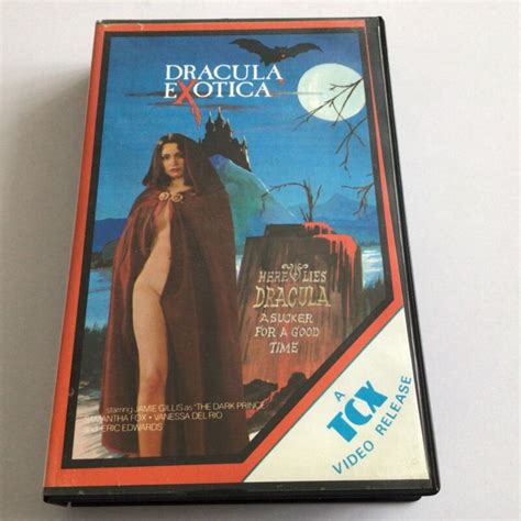 I Want My VHS On Twitter Rare Vhs Tape Dracula Exotica Pre Cert