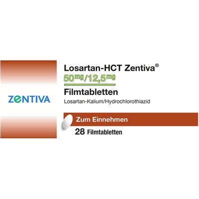 Losartan Hct Zentiva Mg Mg St Mit Dem E Rezept Kaufen