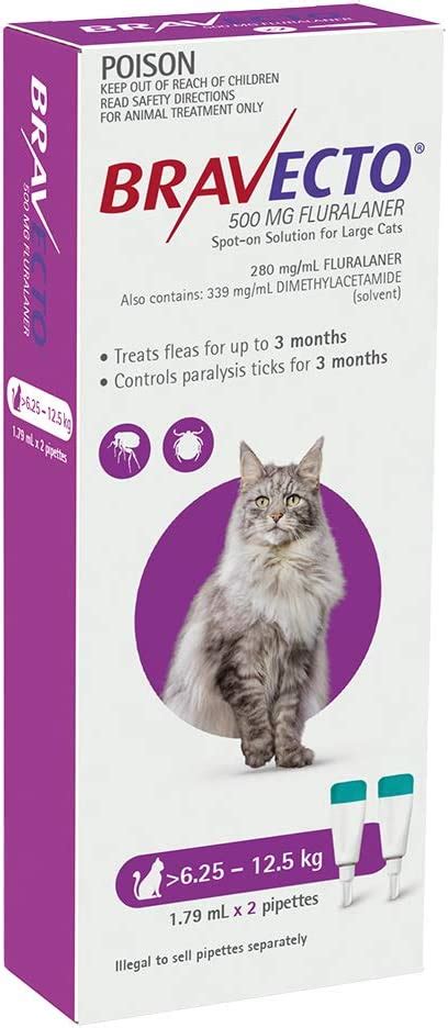 Bravecto Cat Spot On G Purple Kg Amazon Au Pet Supplies