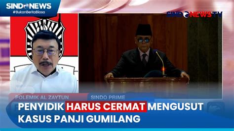 Panji Gumilang Diperiksa Mantan Kabareskrim Penyidik Harus Cermat