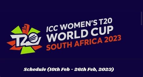 ICC Women's T20 World Cup 2023: Full Schedule