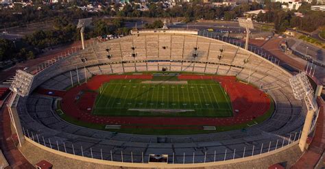 Aerial View of a Football Stadium · Free Stock Photo