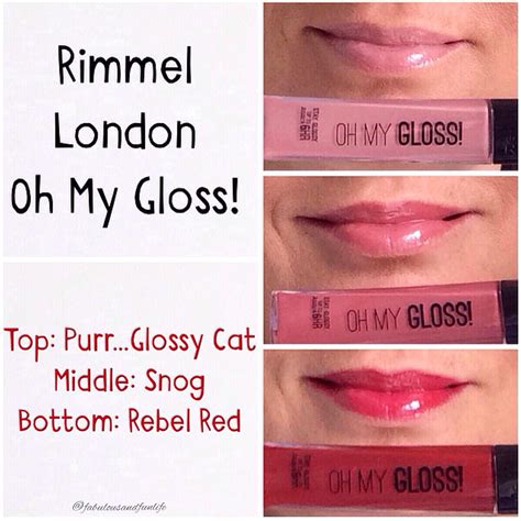 Rimmel Oh My Gloss! Review and Swatches - Fabulous and Fun Life ...