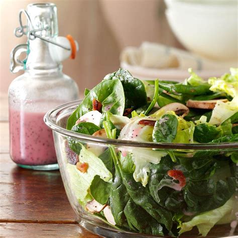 Spinach Salad With Poppy Seed Dressing Recipe Taste Of Home