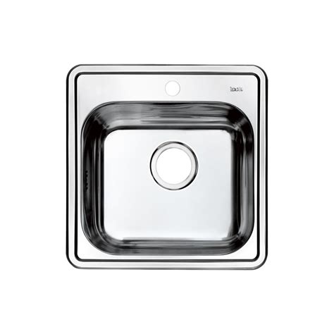 Мойка IDDIS Strit S, нерж. сталь, полир., 485*485, ID STR48P0i77 ...