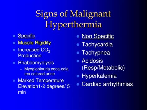 Ppt Malignant Hyperthermia A Review Powerpoint Presentation Id 4400901