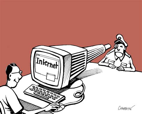 Internet And Censorship | Globecartoon - Political Cartoons - Patrick ...