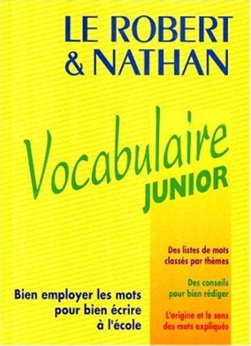 Le Robert Nathan vocabulaire junior Label Emmaüs