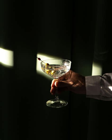 Cocktail Glass with Martini · Free Stock Photo