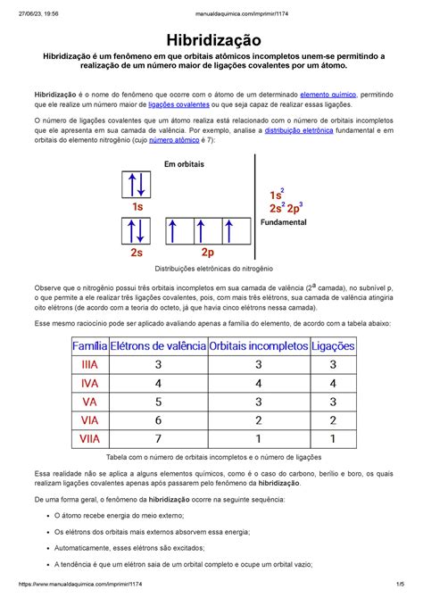 Hibridização Hibridização Hibridização é um fenômeno em que orbitais