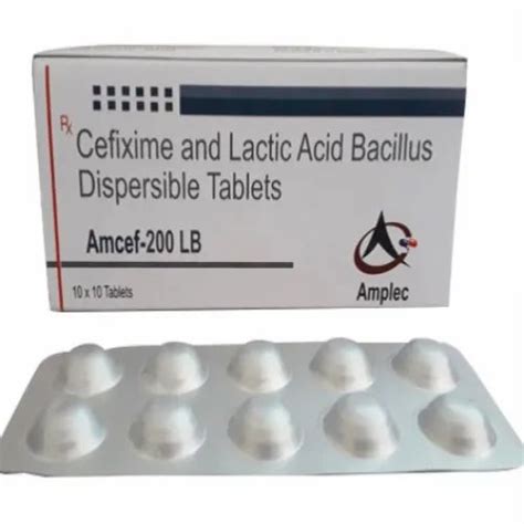 Amcef Lb Cefixime Lactic Acid Bacillus Tablets Mg At Best