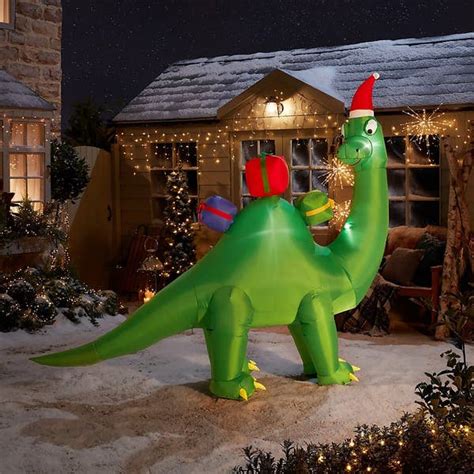 7ft Large Dinosaur Christmas Outdoor Inflatable Homebase