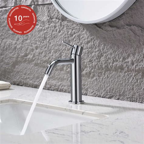 Mitigeur de lavabo SKY BATH chromé Inox S304 série Promise Leroy Merlin