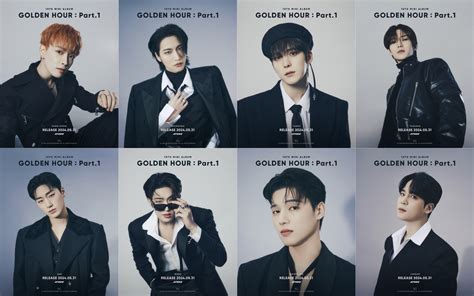 Ateez、10thミニアルバム『golden Hour Part 1』コンセプトフォト第4弾で唯一無二のオーラを放つ The