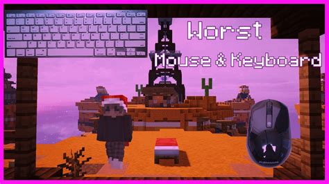 Bedwars With The Worst Keyboard Mouse Ever A Solo Bedwars