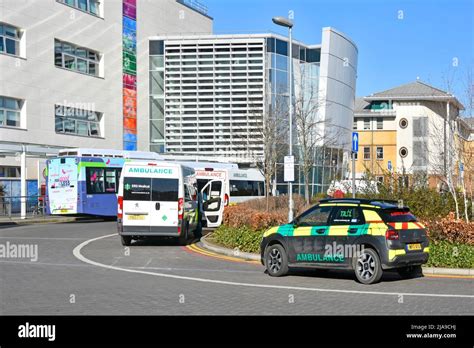 Bus Stop And Out Patient Private Ambulance Parking Entrance To Nhs