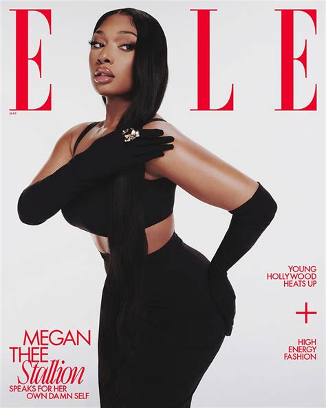 Megan Thee Stallion Covers ELLE Magazine May 2023 Issue Fashion And