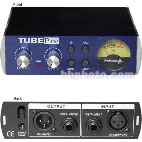 PreSonus TUBEPRE Microphone Preamp TUBEPRE B&H Photo Video