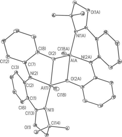 Crystal Structure Of Complex With Thermal Ellipsoids Drawn At The