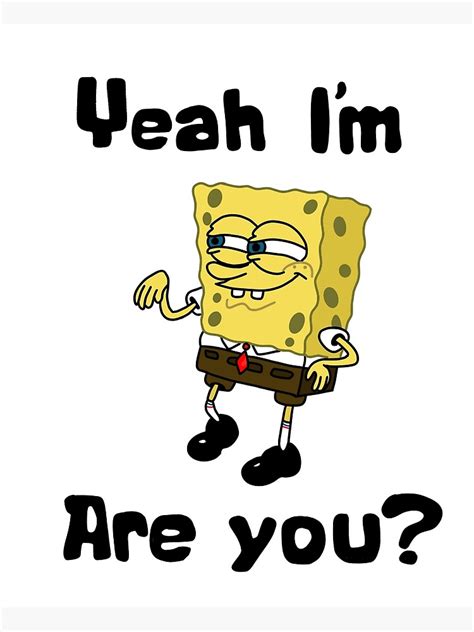 Gay Spongebob Limp Wrist Sticker Art Print By Bluemakes Redbubble