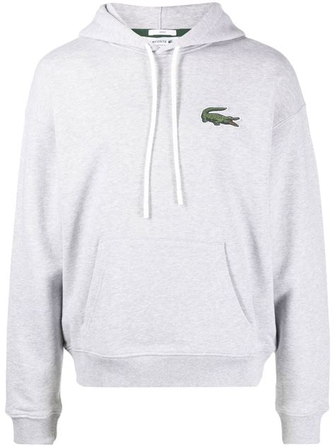 Lacoste Logo Patch Hoodie Smart Closet