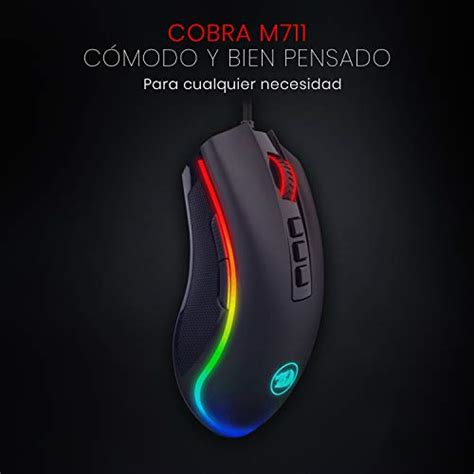 Mouse Gamer Redragon Cobra Chroma RGB 10000DPI 7 Botões Preto