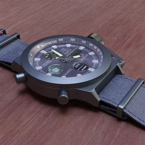 Chronograph watch AMST 3003 on Nato strap 3D model | CGTrader