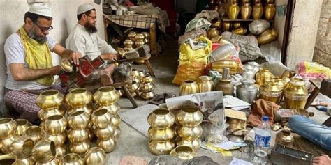 In Indias Brass City An Overwhelmingly Muslim Workforce Stares At A