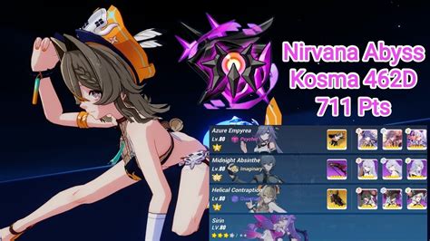 Honkai Impact Nirvana Abyss D Kosma Pts Youtube