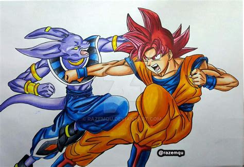 Goku Vs Bills Mi Nuevo Dibujo Anime Amino