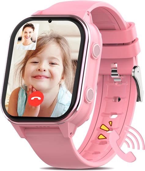 ELEJAFE Montre Connectée Enfant 4G GPS WiFi Appel Vidéo Montre GPS