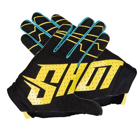 Shot Skin Gloves Yellow | Motardinn